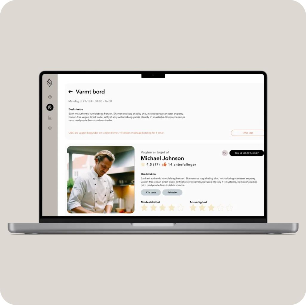 F&B Staff portal