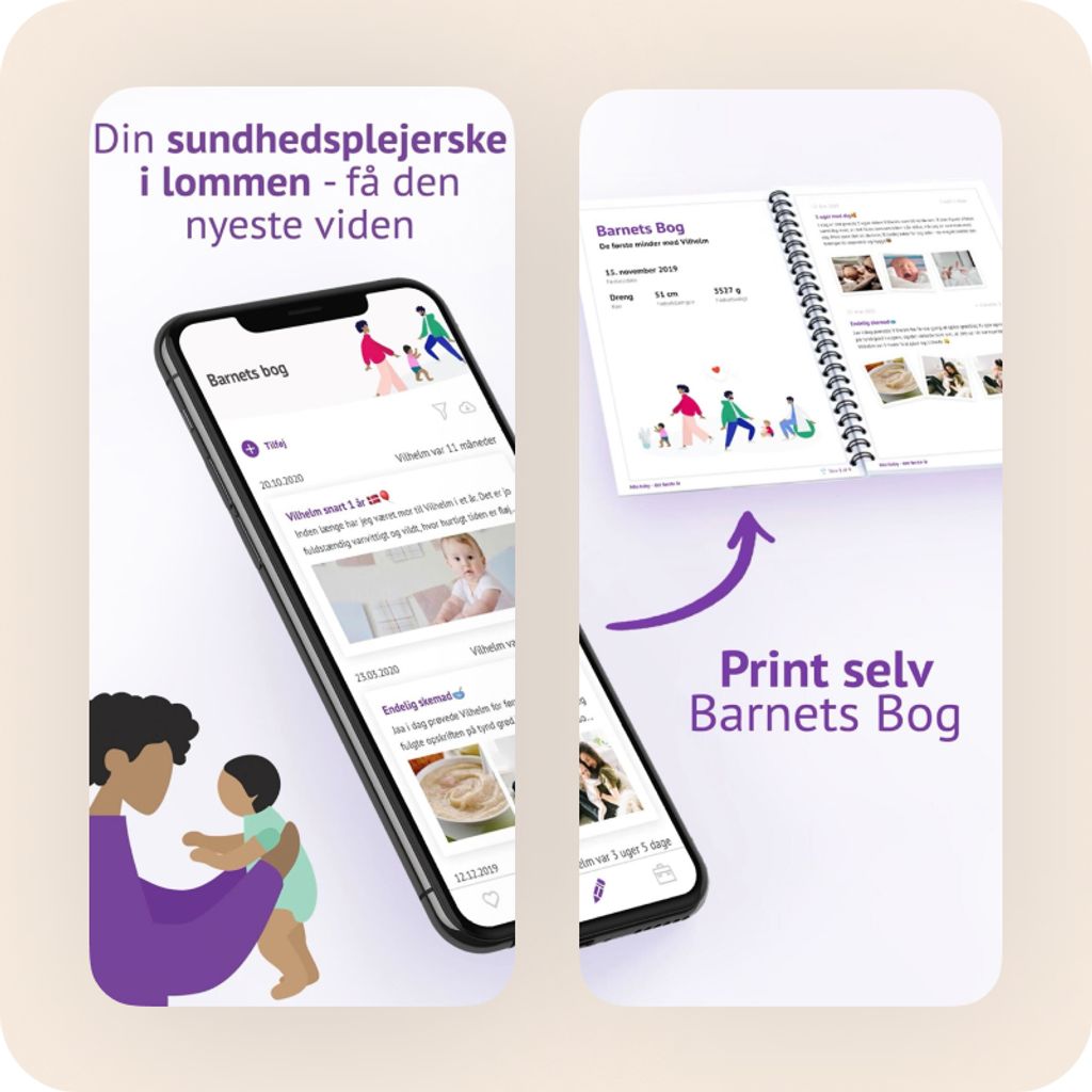 Min baby app tjekliste